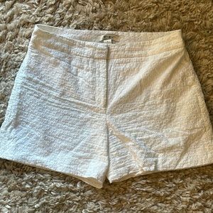 WHBM- white printed shorts